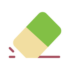 Colorful Dual-Tone Eraser for Precision Correction