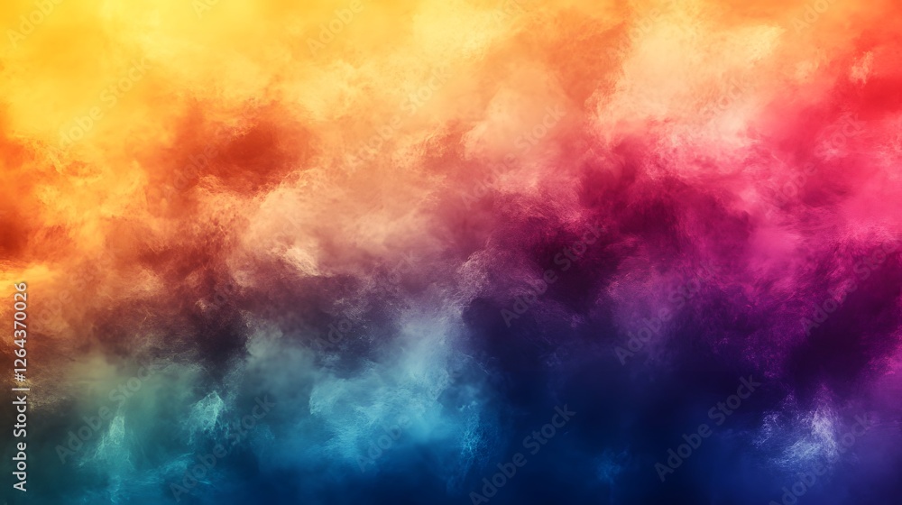 Aufkleber Mesmerizing abstract background with a dynamic and fluid composition of vibrant colors swirling gradients and energetic movements
