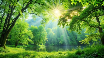 Obraz premium Green Natural Background