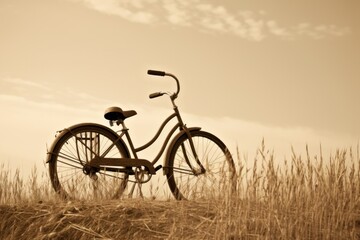 Naklejka premium A fun biking outdoors bicycle vehicle.