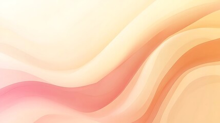 Abstract Pastel Waves Flowing Softly