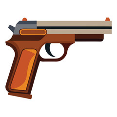 Fototapeta premium pistol vector image 