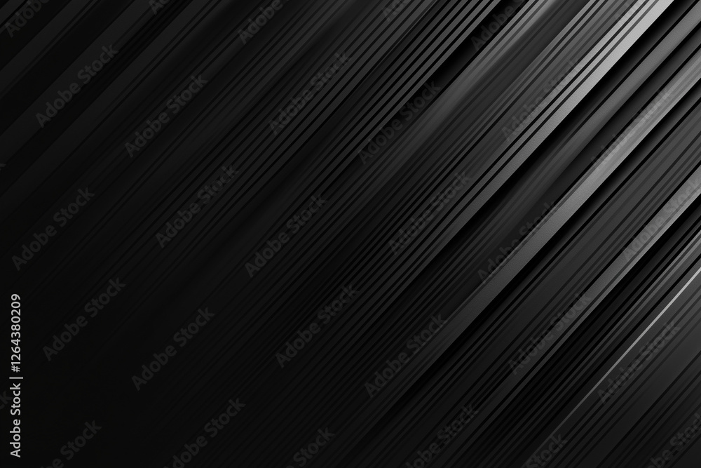 Poster dark deep black dynamic abstract background with diagonal lines. modern creative halftone premium gr