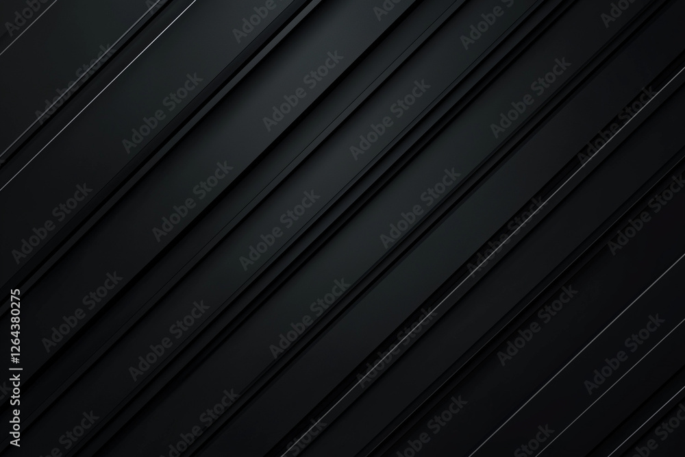 Poster dark deep black dynamic abstract background with diagonal lines. modern creative halftone premium gr