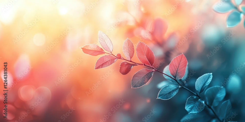 Aufkleber An abstract visual with pastel gradients that highlight the gentle and refined nature of color transitions, resulting in a soothing and sophisticated background with a mo