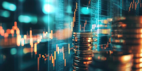 Detailed investment strategy analysis with bar, line, and pie charts, offering an informative and professional financial tool.