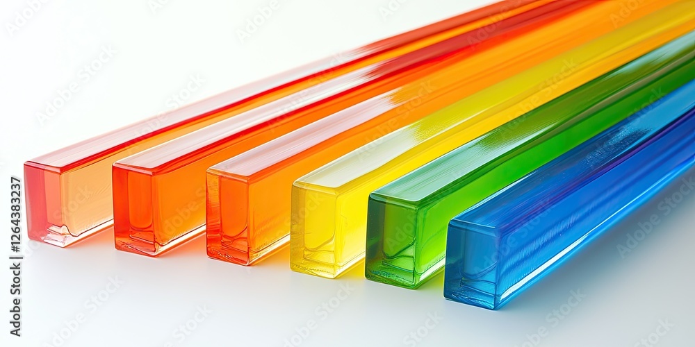 Aufkleber Bar chart displaying economic indicators like GDP and inflation, with vibrant colors and clear labels for a professional look.