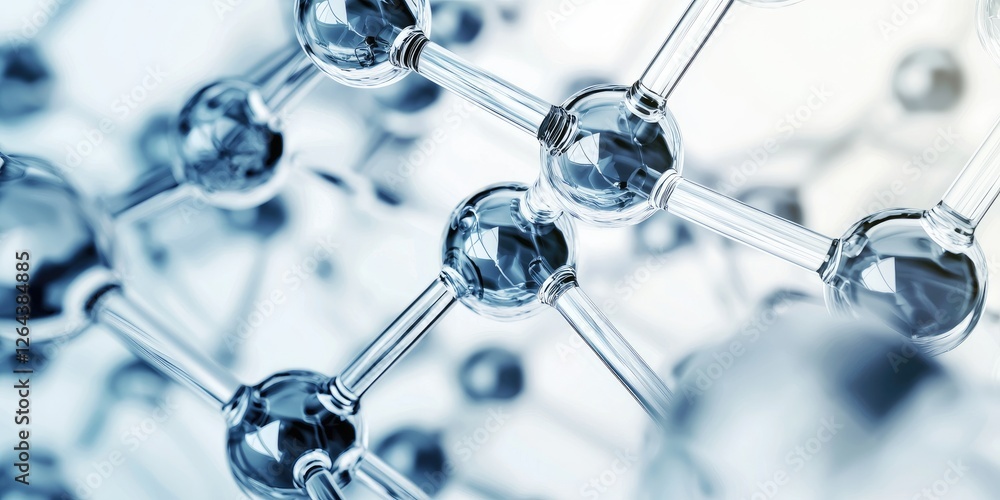 Leinwandbilder a digital graph displaying breakthrough research findings, with data points and trends clearly visib