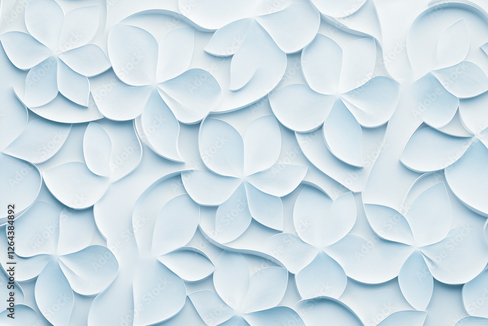Poster embossed motif pattern on paper background. leaves pattern paper press. arabic pattern background. i