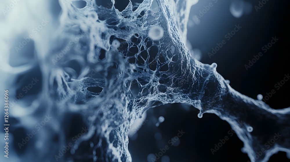 Poster Mesmerizing Fractal Formations Captivating digital artwork with glowing geometric patterns surreal textures and futuristic sci fi inspired visuals  This abstract