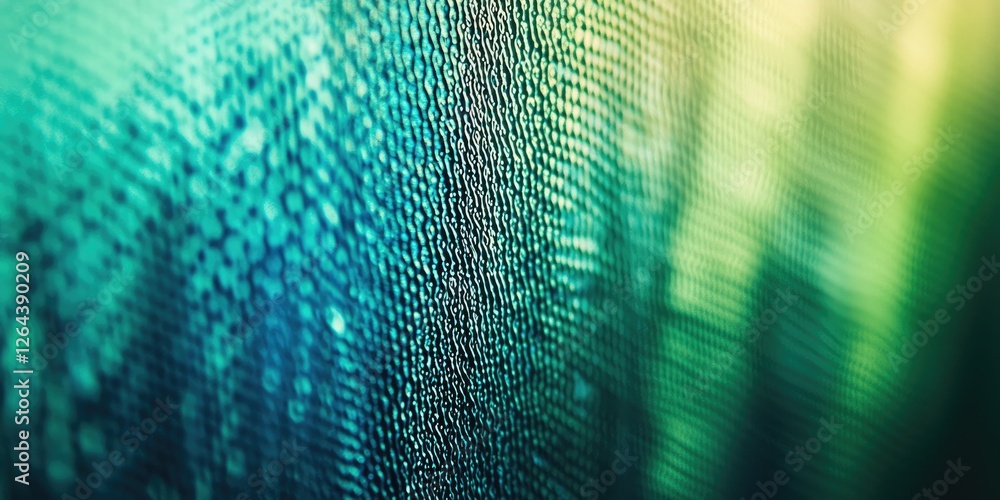 Aufkleber a gradient overlay blending from blue to green, applied over a subtle pattern, creating a layered and intricate background.