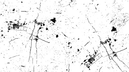White and black paint overly distressed grunge crack and scratch dirty wall texture. Grunge dirty texture background overlay