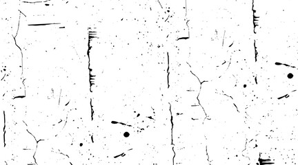 Fototapeta premium White and black paint overly distressed grunge crack and scratch dirty wall texture. old paper background. 