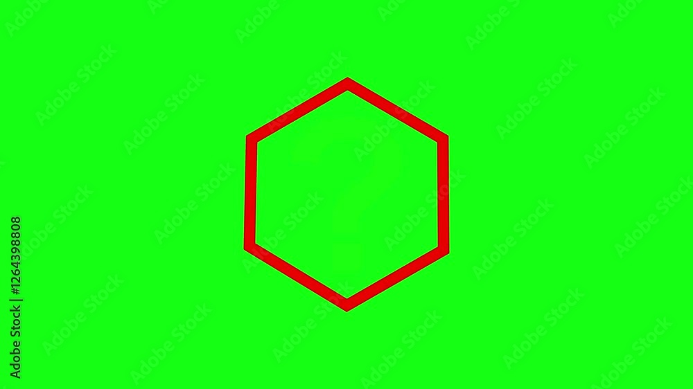 Poster question mark sign red octagon animation .high-quality question mark icon animation with advanced vi