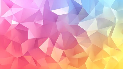 Obraz premium Abstract Pastel Geometric Triangular Pattern Background