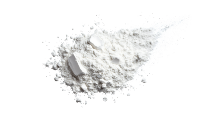 Transparent Background White Powder Blast Illustration