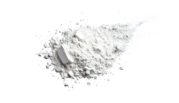 Transparent Background White Powder Blast Illustration
