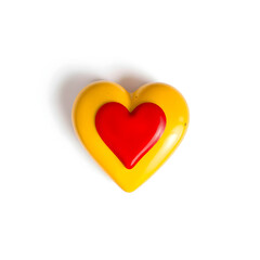 Obraz premium Glowing 3d heart