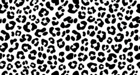 Fototapeta premium white Leopard spots pattern background texture, dots, cheetah, animals, design, Generative AI same