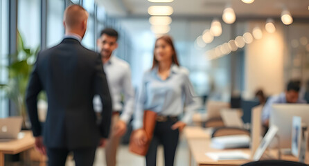 Fototapeta premium group of business people in office