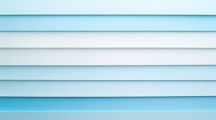 Horizontal Layers Of Light Blue And White Shades