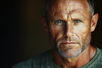 Fototapeta premium A Close Up Portrait of a Mature Man