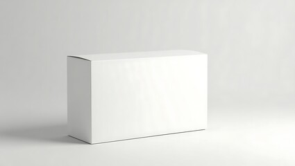 Blank White Box Product Packaging Mockup