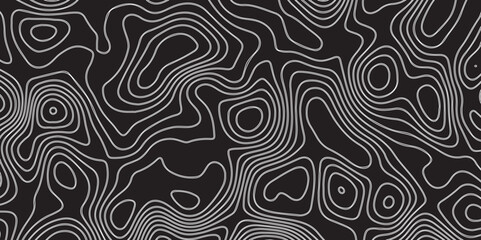 abstract seamless topography map pattern