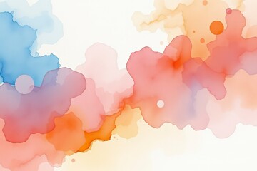 Watercolor texture in harmonious tones