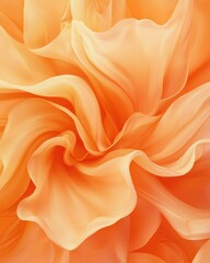 Obraz premium Delicate orange flower petals nature abstract image soft lighting close-up beauty concept