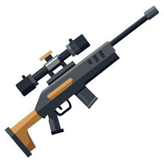 sniper vector image 