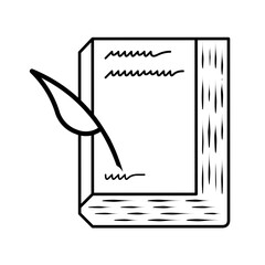 book and pen icon