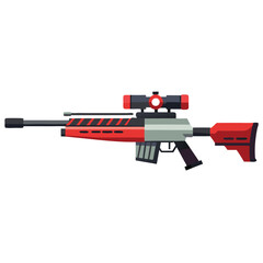sniper vector image 