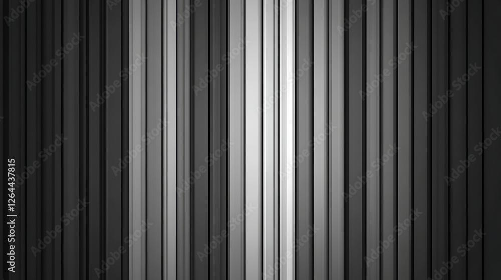 Poster abstract vertical gradient stripes in shades of gray background design expression style art