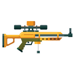 sniper vector image 