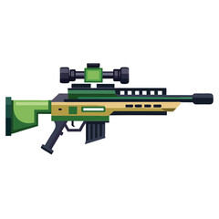 sniper vector image 