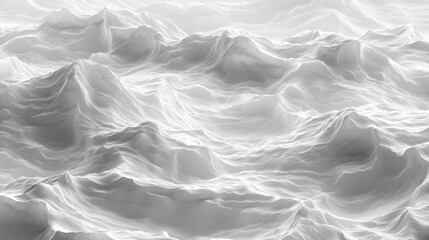 Obraz premium Ultra-detailed seamless sky cloud waves, soft glowing light reflections for a transparent effect.