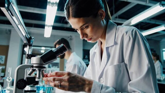 Microscopy plays a pivotal role in the Scientific Research Laboratory across various fields