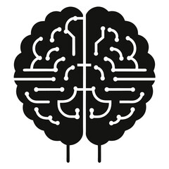 vector of a icon with glitch effect 