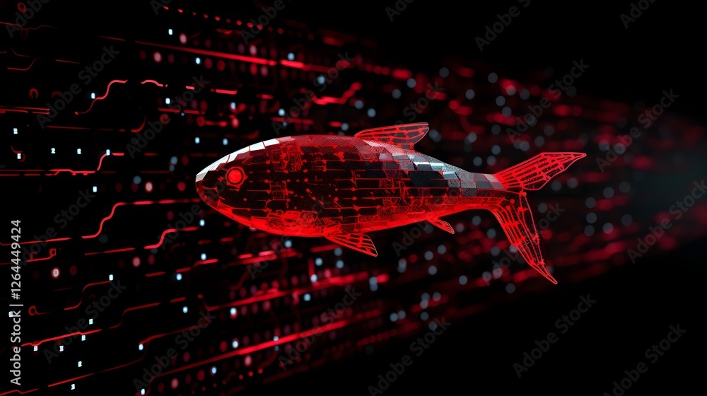 Poster ai powered cybersecurity measures safeguarding against phishing attempts maintaining a secure and pr