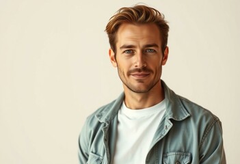 Obraz premium Retro style portrait of a man in natural light
