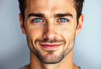 Obraz premium A portrait of a man with a glamorous appearance