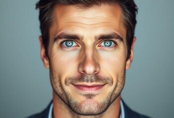 Obraz premium Portrait of a glamorous man from the chest up