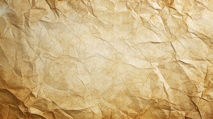 Fototapeta premium Crumpled Beige Paper Texture Background (43)