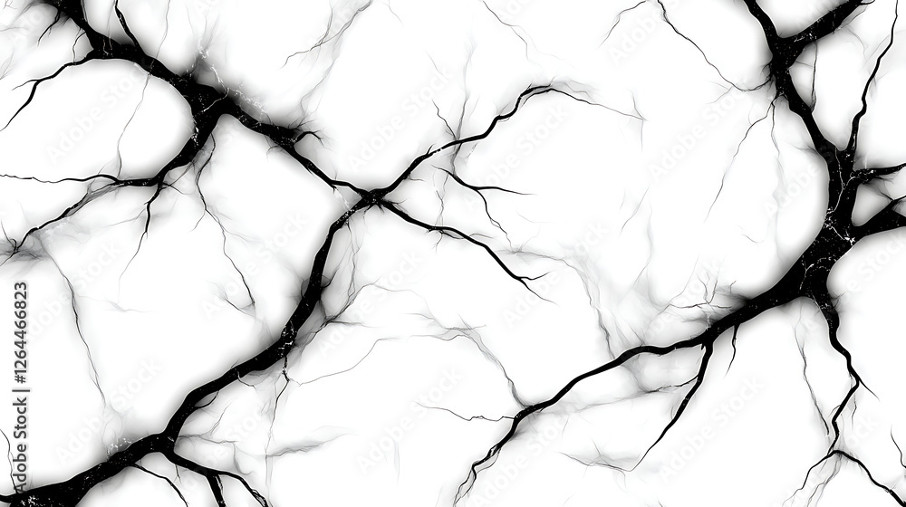 Poster dark cracks on white surface artistic texture abstract background overlay design resource element