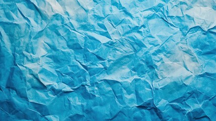 Obraz premium Crumpled blue paper texture background (33)