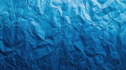 Obraz premium Crumpled blue paper texture background design (9)