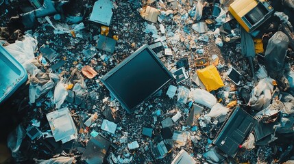 Waste management and environmental cleanup efforts  
