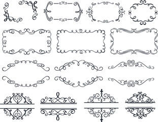 Premium Gold vintage baroque frame scroll ornament engraving border floral retro pattern antique style acanthus foliage swirl decorative design element filigree calligraphy. Vintage frame design