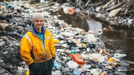 Waste management and environmental cleanup efforts  
